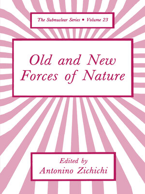 cover image of Old and New Forces of Nature